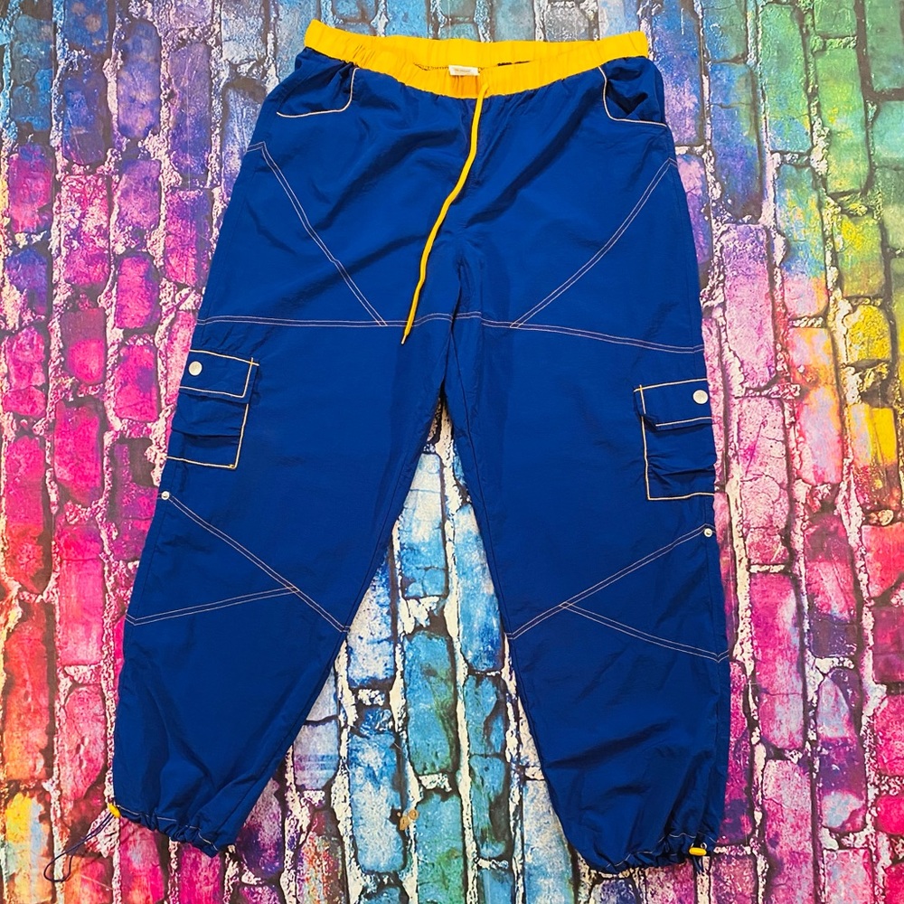 Zumba Blue baggy oversized Cargos size X-Large